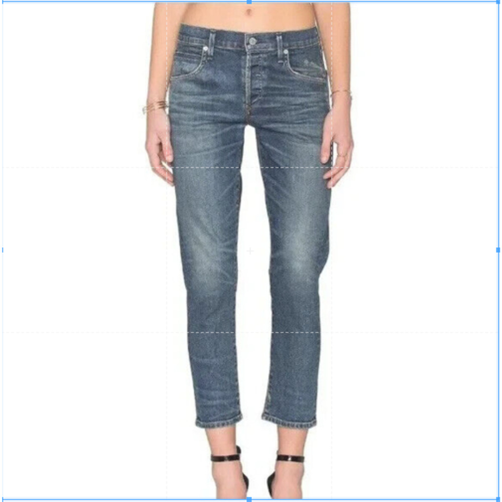 Citizens of Humanity Premium Vintage ELSA Mid Rise Slim fit Crop Jeans Size 26